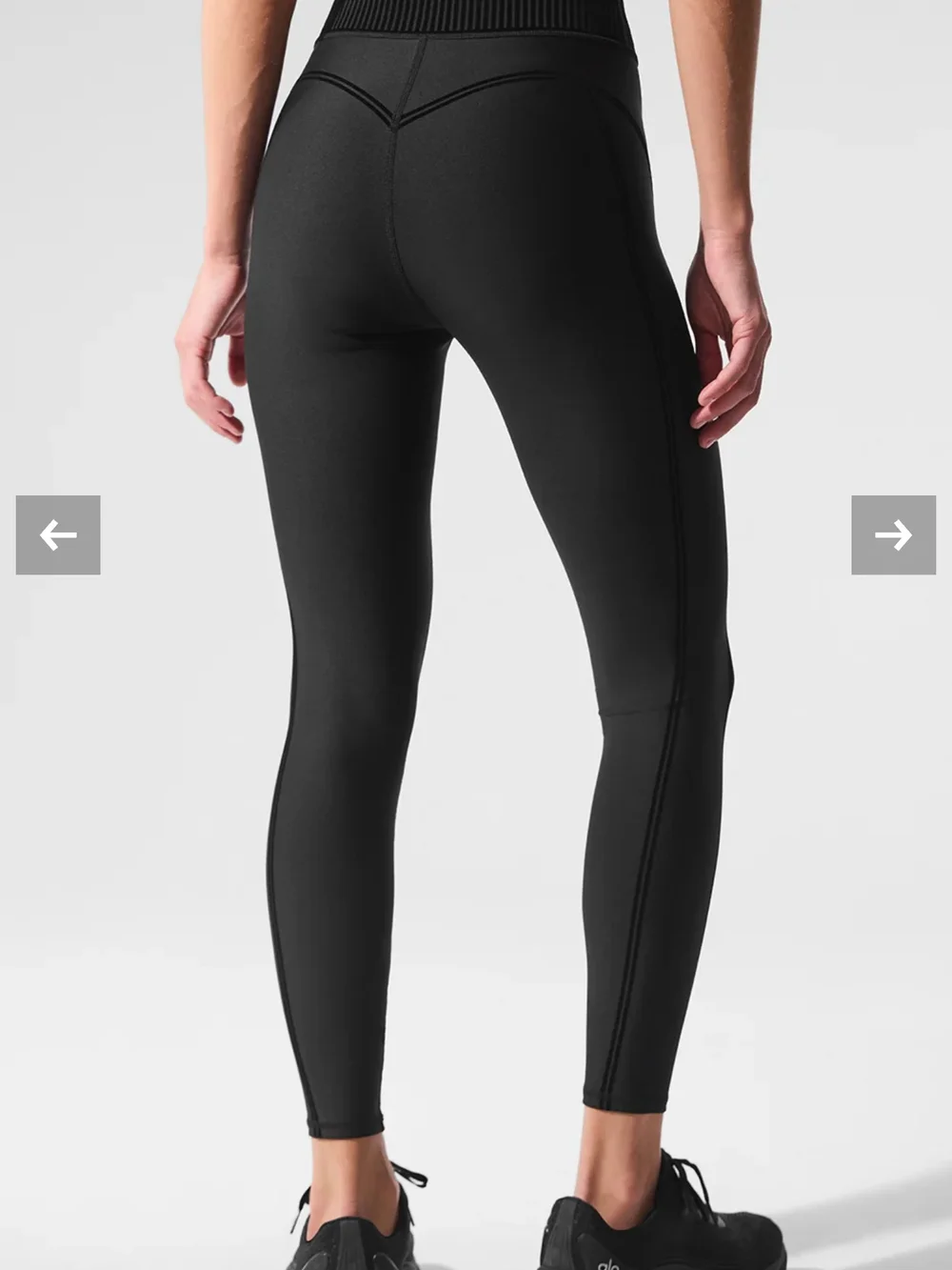 Airlift High-Waist 7/8 Line Up Legging - Black | ALO